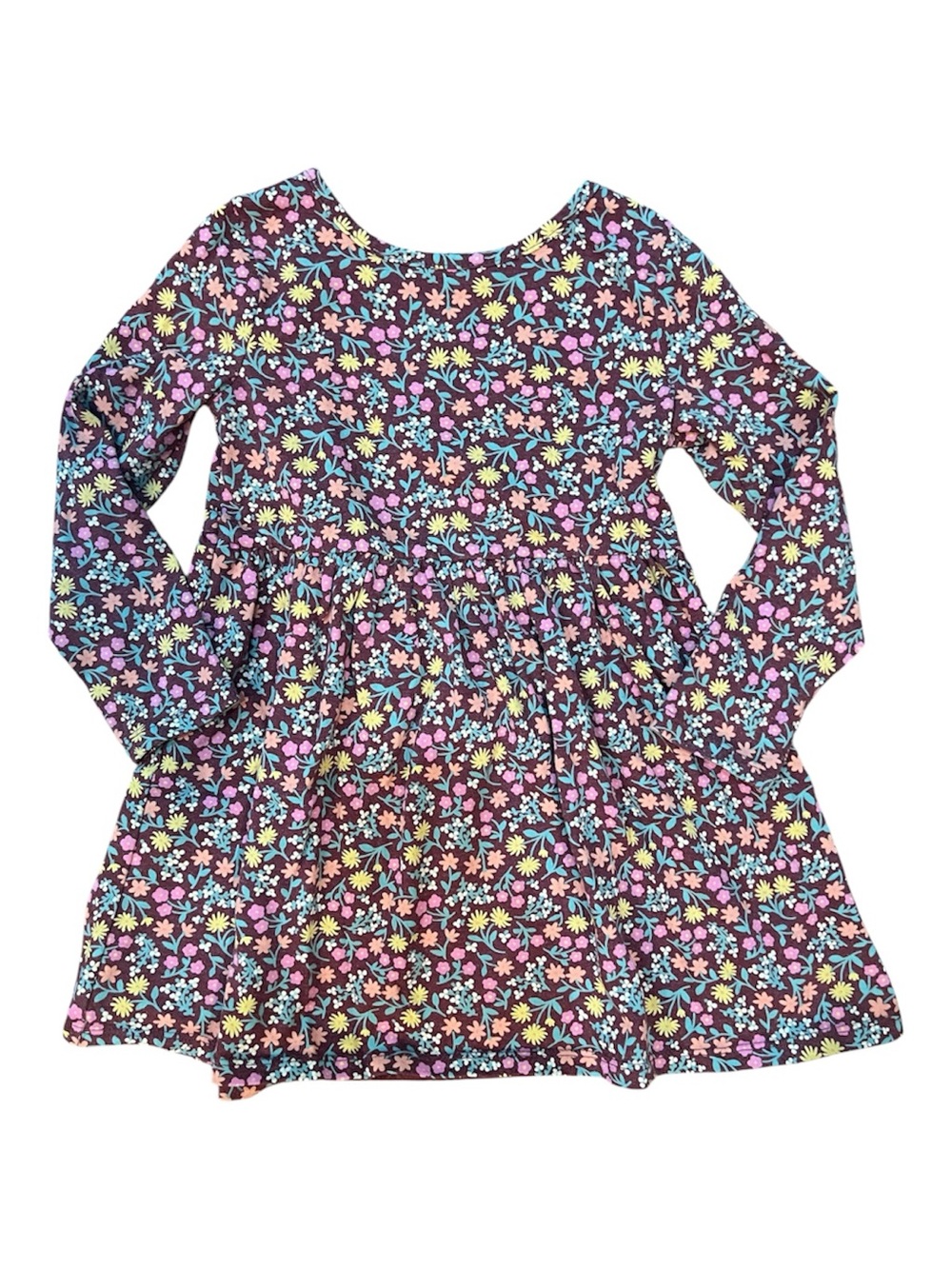 Cat & Jack Maroon Floral Dress size 4T